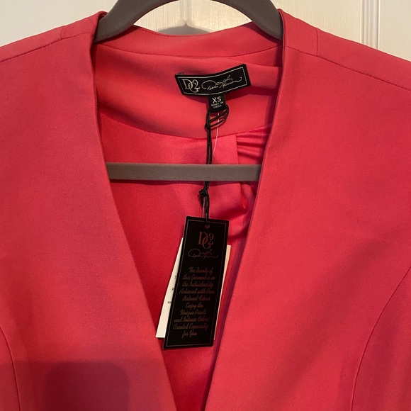 Bright pink nwt Diane Gilman blazer - Picture 3 of 4